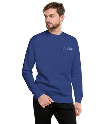 Embroidered Crewneck Sweatshirt